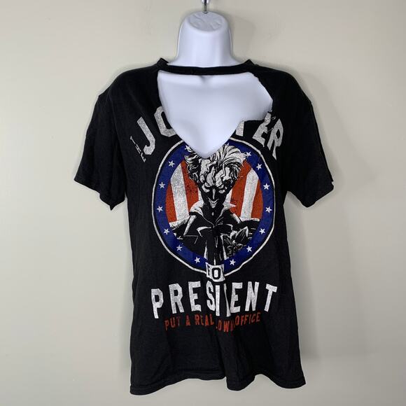 DC Comics The Joker Deep V Neck T-Shirt M - Picture 2 of 5